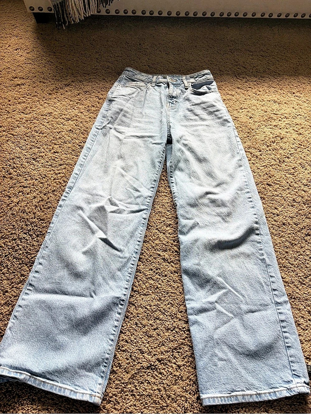 Women's Wide Leg Jeans in Blue